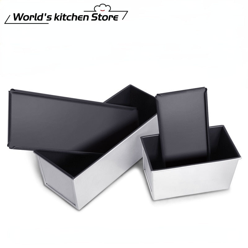 Aluminum alloy black non-stick coating Loaf Pan with lid